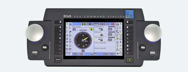 ESU 50220 ECoS 2.5 Central Unit DCC Command Station w/ 6A Power Supply
