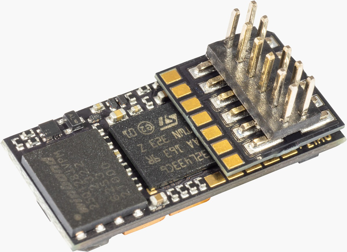 ZIMO MS540P12 Sub-Micro DCC Sound Decoder - E24 Integral Connector