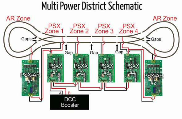 DCC Specialties PSXX-2 Power Shield Circuit Breaker - 2 Block