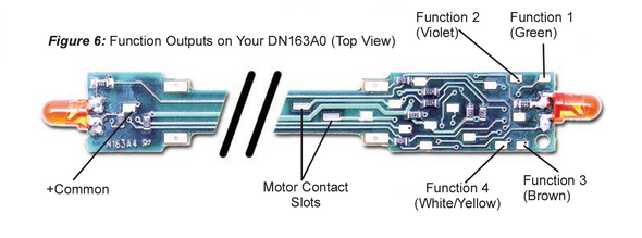 Digitrax DN163A0 DCC Decoder - N Drop-in Board for Atlas GP40-2, U25B, SD35, Trainmaster, B23-7 and others