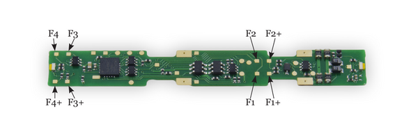 Digitrax DN166I3 Series 6 DCC Decoder - N Drop-in Board for Post-2017 InterMountain SD40-2