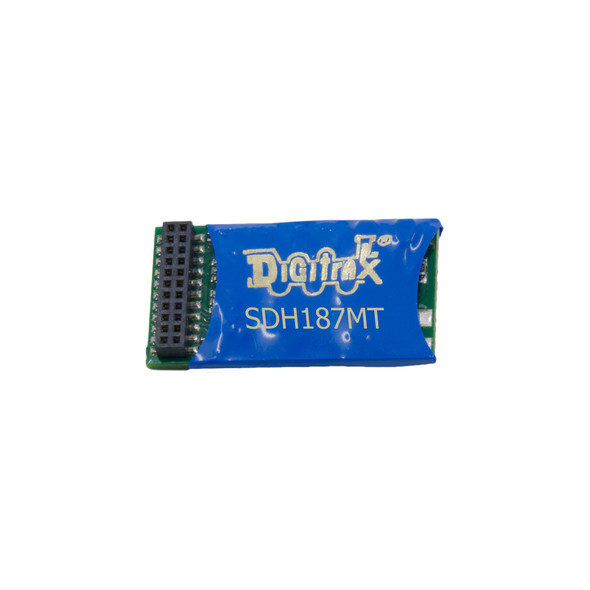 Digitrax SDH187MT Series 7 DCC Sound Decoder - NMRA-NEM660 21MTC Integral Connector
