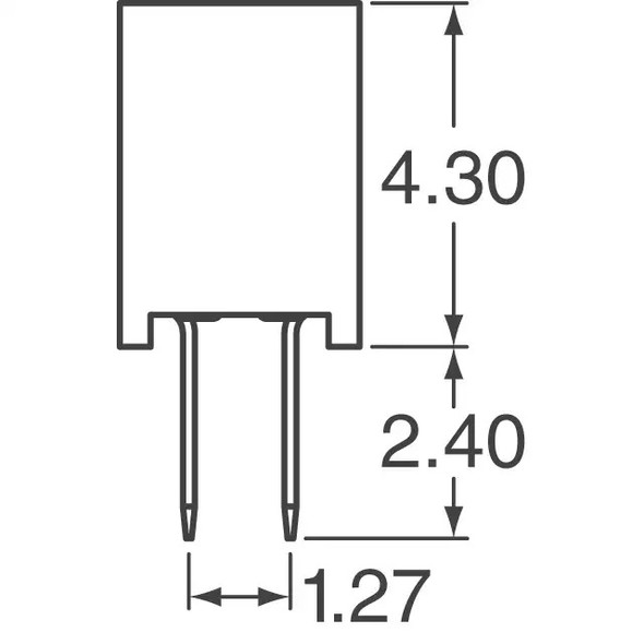 SBS4DCC 21MTC Adapter Board Spacer - NEM660 Female-Male 4.3mm Connector