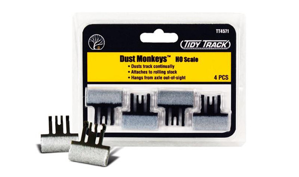 Woodland Scenics Tidy Track TT4571 Dust Monkeys - HO Scale