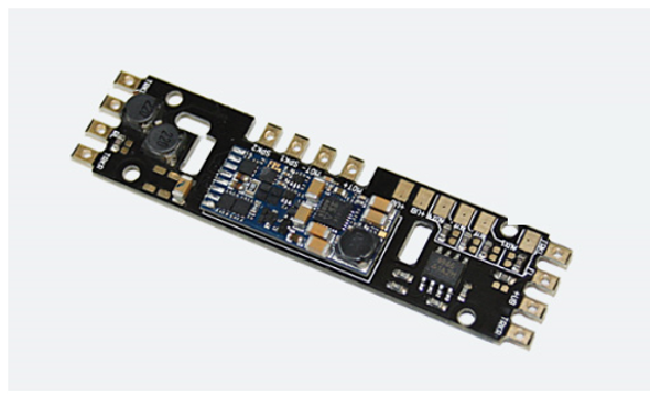 ESU 58821 LokSound 5 Direct NMRA DCC Sound Decoder - HO Drop-in AT-Style Adapter Board