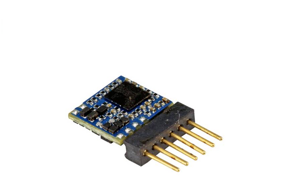 ESU 59817 LokPilot 5 Micro Multi-protocol (DCC/MM/SX/M4) Decoder - NEM651 6-pin Integral Connector