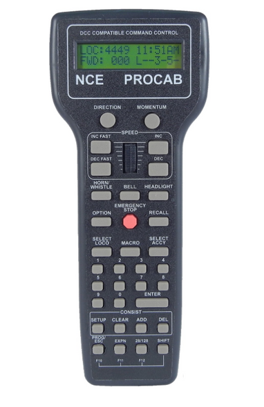 NCE DCC Pro Cab DCC Handheld Throttle