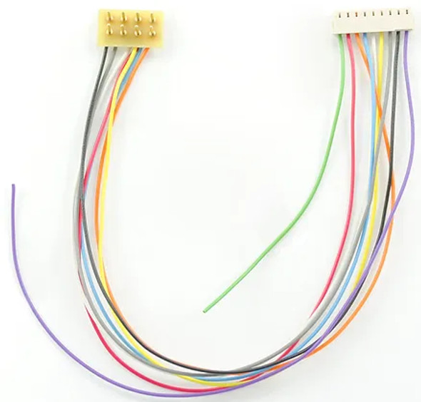 TCS 1195 Wire Harness - E7 - 8-pin NMRA (NEM652) to 9-pin JST for P2K E7