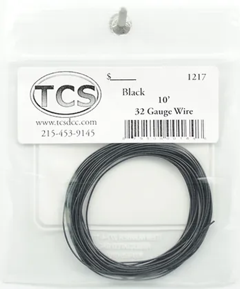 TCS 1217 32 Gauge Wire - 10ft Black