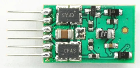 TCS 1298 EUN651 DCC Decoder - NEM651 6-pin Integral Connector