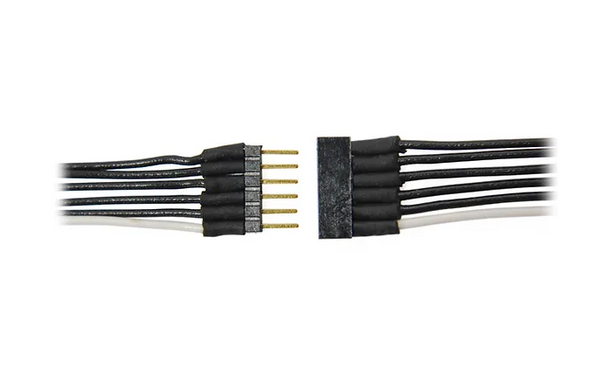 TCS 1476 6-pin Micro Connector (Black and White)