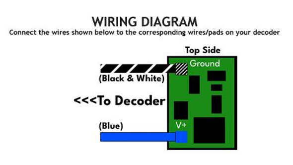 TCS 2010 KA-N1 N-Scale DCC Decoder Keep-Alive Device - Hardwire