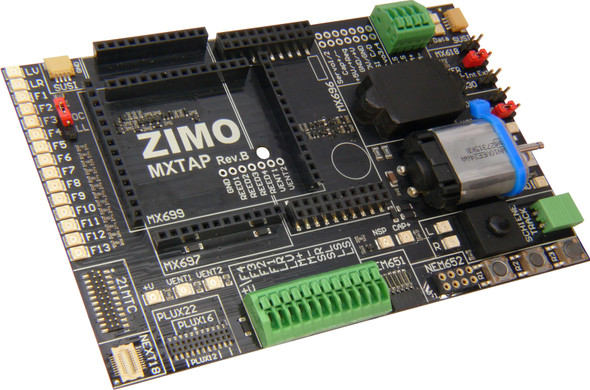 ZIMO MXTAPV DCC Decoder Test and Connector Board - Large and Small Scale