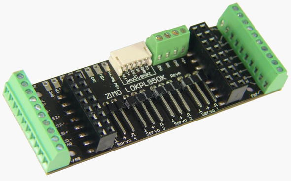 ZIMO LOKPL950K MS950 Adapter Board - Pin Connector to Screw Terminal