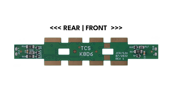 TCS 1940 K8D6-A DCC Decoder - N Drop-in Board for Kato Japanese Electrics