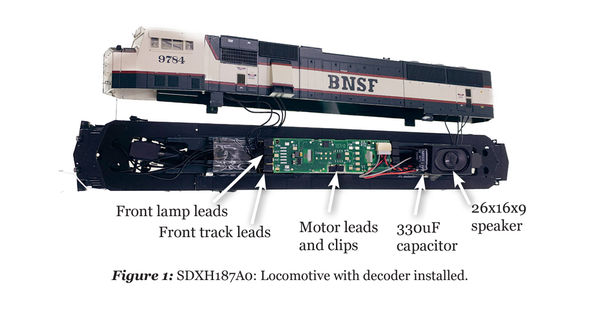 Decoder DCC Digitrax DH187A0 Per Modellismo Ferroviario - Scala HO (1:87) - Foto 2