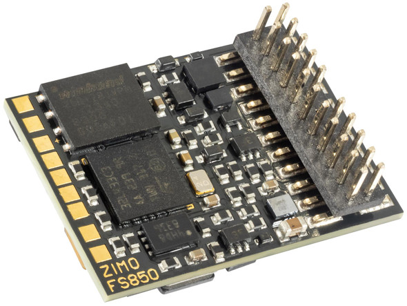 ZIMO FS850P22 Standard DCC Function-Only Sound Decoder - NEM658 PluX22 Integral Connector