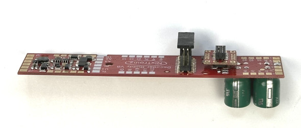 NixTrainz Decoder Buddy V8 Onboard Caps 1k Ohm Resistor 21-HW - 21MTC Adapter Board - NEM660 21MTC Integral Connector