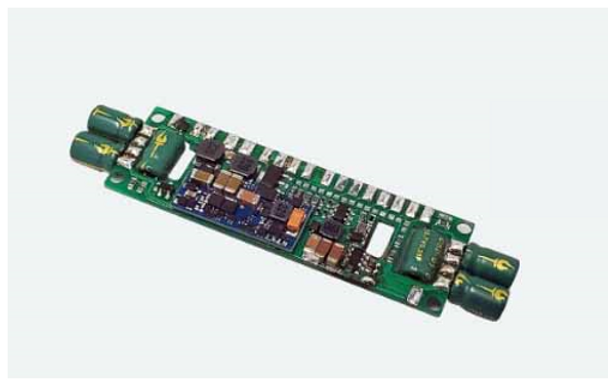 ESU 58921 LokSound 5 Direct NMRA DCC Sound Decoder - HO Drop-in AT-Style Adapter Board w/ Integrated PowerPack