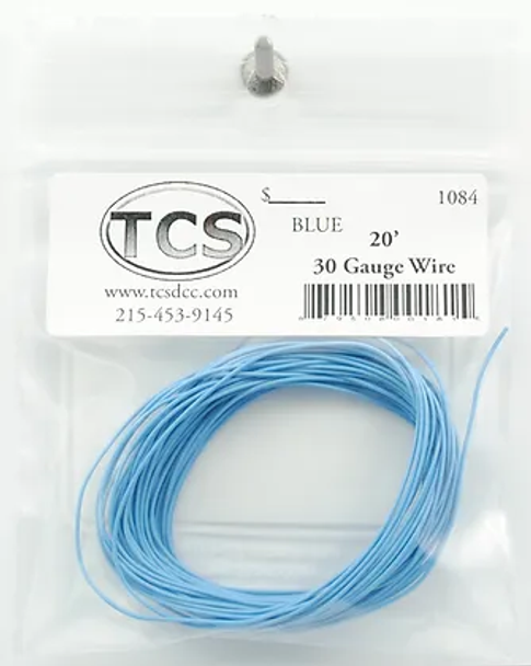 TCS 1201 30 Gauge Wire - 10ft Blue