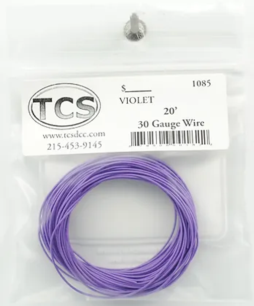 TCS 1202 30 Gauge Wire - 10ft Violet