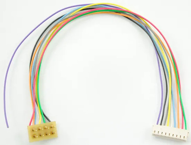 TCS 1363 Wire Harness - T-5 - 125cm 8-pin NMRA (NEM652) to 9-pin JST