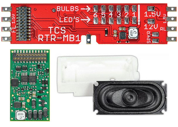 TCS 1755 WOW Kit WDK-ATH-7 with WOW121-Diesel DCC Sound Decoder For Athearn Models