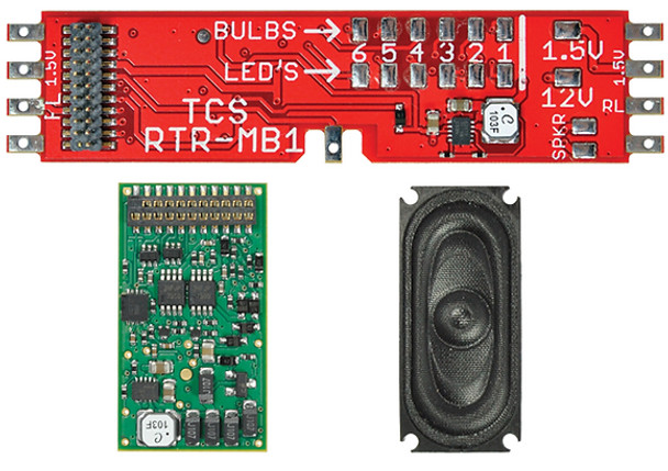 TCS 1769 WOW Kit WDK-ATH-4 with WOW121-Diesel DCC Sound Decoder For Athearn Models