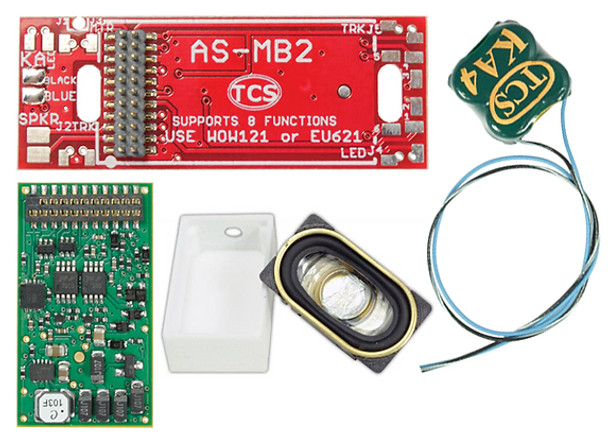 TCS 1780 WOW Kit WDK-ATL-7 with WOW121-Diesel DCC Sound Decoder For Atlas Models