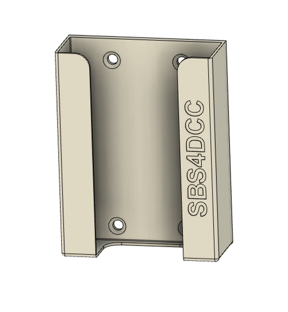 SBS4DCC Plastic Single Compact Throttle Holder for ESU 50114 ECoS Mobile Control II Remote Control Handset