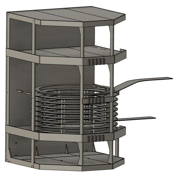 SBS4MRR N Scale 24-Series Tri-Level 48x48 Helix End Module