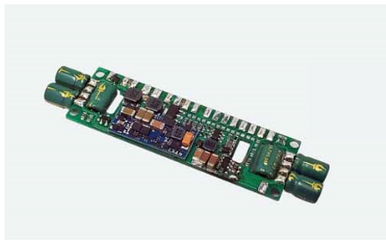 ESU 58921 LokSound 5 Direct NMRA DCC Sound Decoder - HO Drop-in AT-Style  Adapter Board w/ Integrated PowerPack