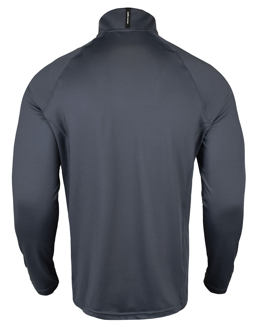 1/4 Zip Mock Pullover Black