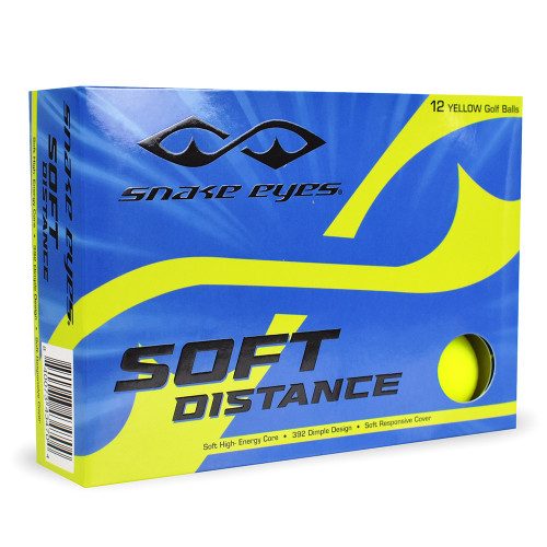 Soft Distance Golf Balls Yellow