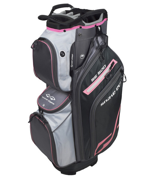 SE500 Ladies Cart Bag Light Grey/Grey/Pink