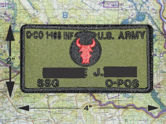168th Infantry Flak Plate Carrier Patch