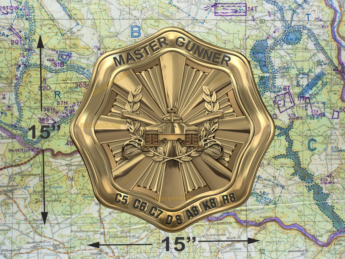 M60 Master Gunner Wall Art Metal Art Sign