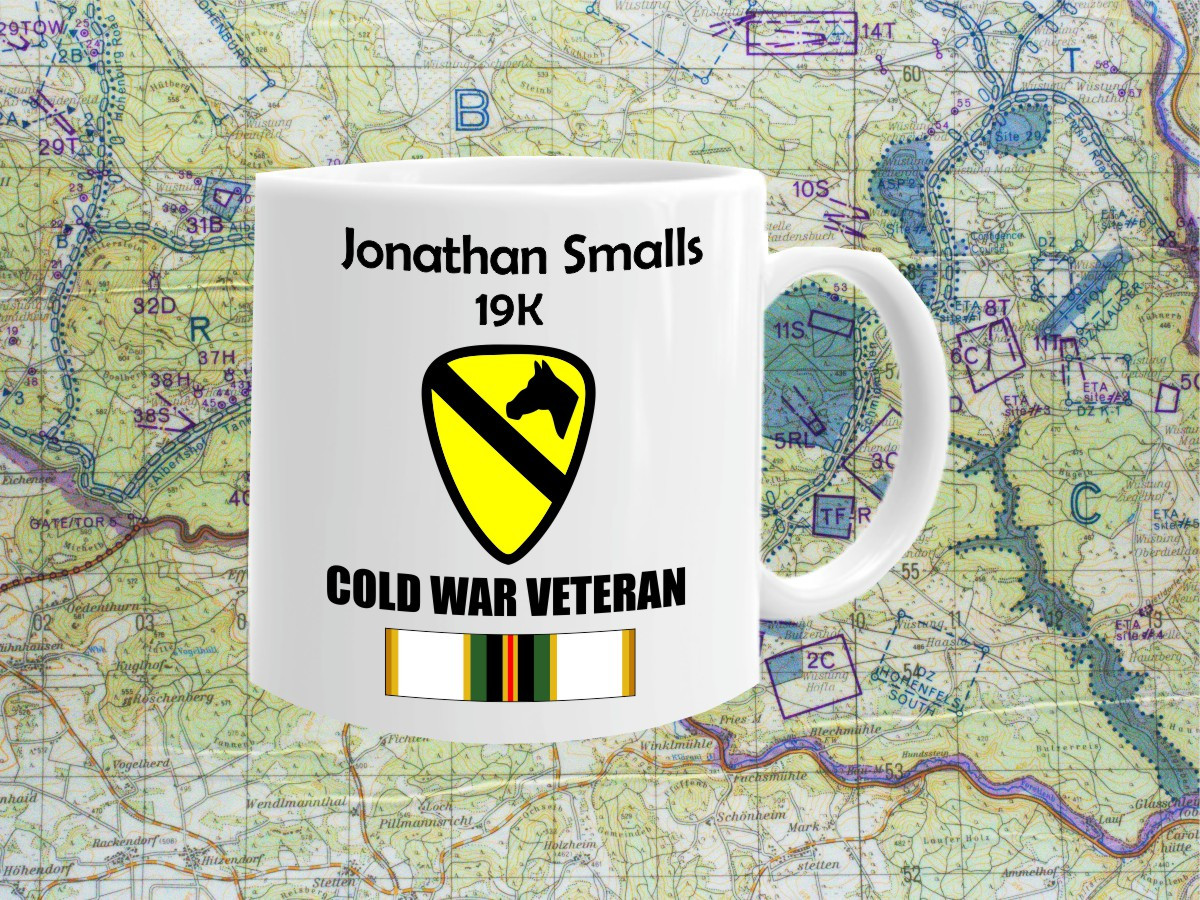 Cavalry Man Cold War Vet Coffee Cup