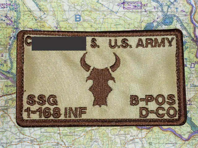 168th Infantry Flak Plate Carrier Patch