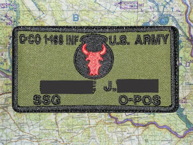 168th Infantry Flak Plate Carrier Patch