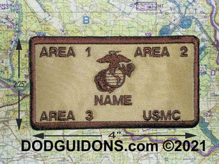 Flak Plate Carrier USMC ID w/Fastener Name/Rank/BLOOD/Unit