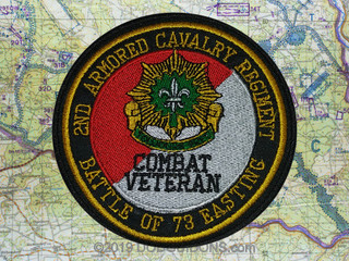 2nd ACR 73 EASTING Combat Veteran Patch 