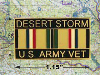 Desert Storm Army Vet Hat Pin