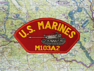 M103A2 HAT PATCH RED