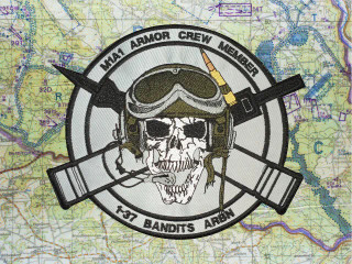 1-37 Bandits M1A1 Back Patch