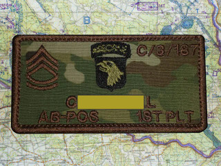 101st Airborne Flak Plate Carrier Patch