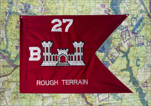 B 27 Rough Terrain Engineer Guidon