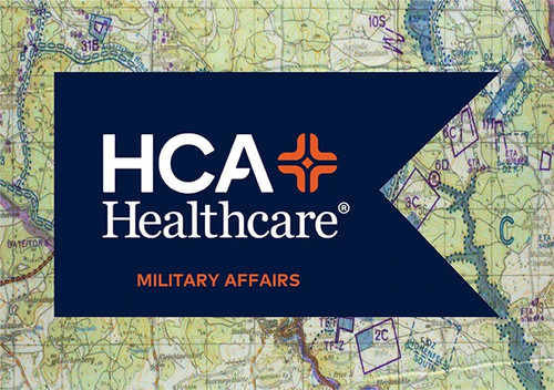 HCA Healthcare Military Affairs PVC Patch