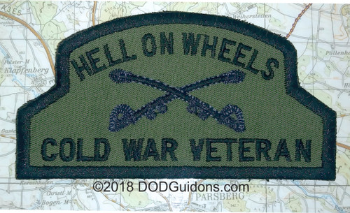 Hell on Wheels Cold War Vet Patch