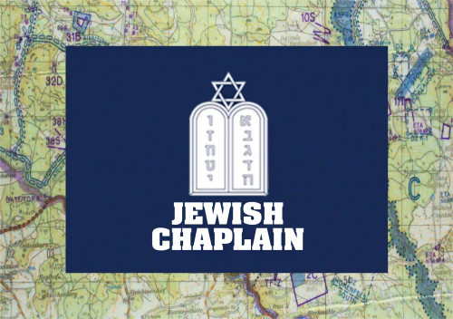 Jewish Chaplain Rectangular Guidon